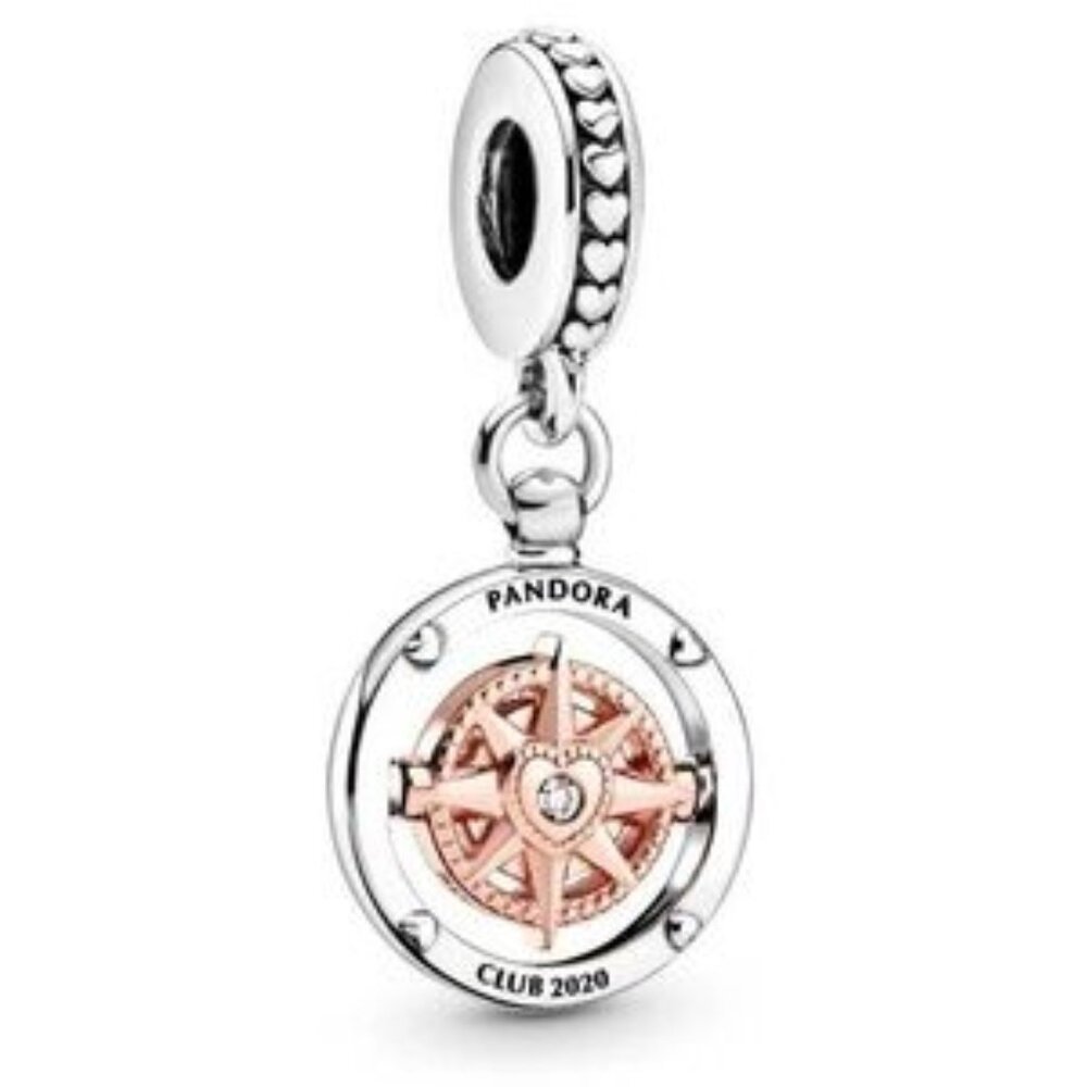 Pandora New Authentic Pandora Club 2020 Compass Dangle Charm